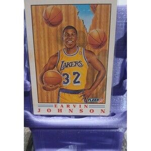 1991-92 Fleer - Pro Vision Magic Johnson #6